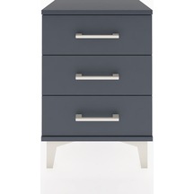 Arges Komodin 3 Çekmeceli 44x30x64 Antrasit-antrasit Antrasit