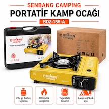 Senbang Camping Portatif Kamp Ocağı Taşınabilir Piknik Ve Kamp Ocak Sarı