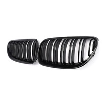 3 Serısı E92 2010 2013 Içın Uyumlu M3 Görünüm Panjur Cıft Cızgı Böbrek Pıano Black Makyajlı Kasa