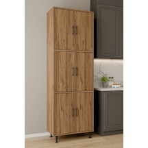 Aeka Ae-3015 Mercan 6 Kapaklı Çok Amaçlı Dolap Raflı Mutfak Kiler Banyo 195 63 35 Çok Amaçlı Dolap Çam - Çam