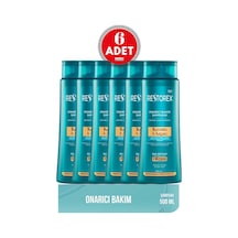 Keratin & Argan Şampuan 500 Ml 6 Adet İnce Telli