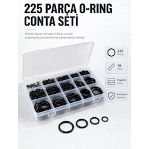 225 Pcs O-ring Conta Seti Profesyonel Tamir, Bakım Ve Sızdırmazlık Çözümü - Lisinya