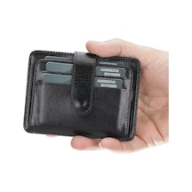Plm Çok Bölmeli Slim Deri Kartlık Blw019 Rst1 Siyah Çok Renkli