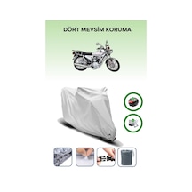 Gri Arka Çanta Ve Kilit Uyumlu Kuba Çita 100r Max Uyumlu Motor Brandası