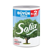 2 Adet Sofia Dev Havlu 1 2 160 Yaprak