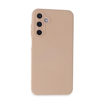 Samsung Galaxy A05s Kılıf Nano İçi Kadife Silikon - Pudra