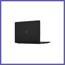 Bezos Apple Uyumlu MacBook Pro 16.2 2021 Apple Uyumlu MacBook Buzlu Kapak - Siyah Nıda