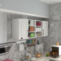 Kenzlife Hazır Mutfak Dolabı Biber60 Byz Mod1 60 160 32 Mebran Kapak Suntalam Gövde Beyaz