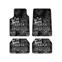Oem Big Boss Tasarımlı Dijital Baskılı 4 Parça Üniversal Halı Paspas Seti