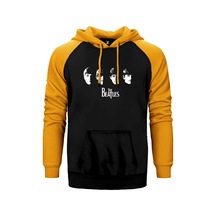 The Beatles Meet The Beatles Sarı Renk Reglan Kol Kapşonlu Sweatshirt Sarı