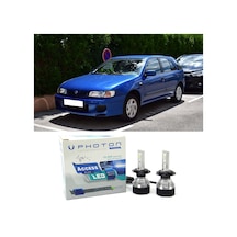 Nissan Almera Led Xenon Uzun + Kısa Far Ampulü H4 Access Yeni Seri Beyaz 1995-2000