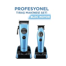 Fenda Saç Ve Sakal Kesme Makinesi Seti Mavi Fndsacksset011