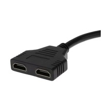 Hdmı Splitter Adaptör Kablosu, Erkek-hdmi Dişi X 2 Adaptör 30 Cm Kablo Çoklayıcı Splitter, Aynı Anda İki Aynı Tv'yi Destekler 1080p