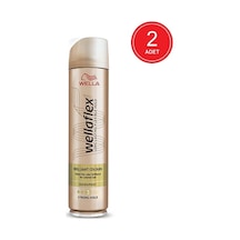 Wella Wellaflex Boyalı Saçlar için Güçlü Tutuş Saç Spreyi 2 x 250 ML