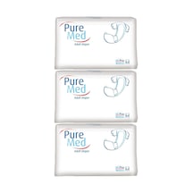 Puremed Yetişkin Bezi Bel Bantlı Tekstil Yüzey M - Orta - 90 Adet