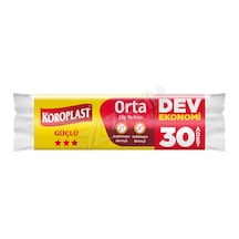 4 Adet Koroplast Güçlü Dev Ekonomi Mavi Orta Boy Çöp Torbası