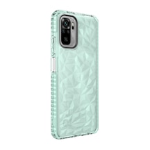 Redmi Note 10 Kılıf Uzrm Buzz Kapak - Yeşil Yeşil