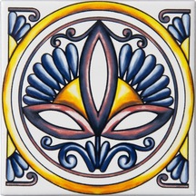 Can Seramik – 10x10 Cm. Cç-50 Kütahya Çini Karo 5'li 1 Paket N11.244