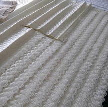 Ceylan Home Dolap İçi Kapitone Güpürlü Güpürsüz Raf Örtüsü Beyaz 001