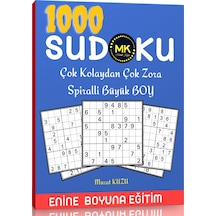 1000 Sudoku Büyük Boy 2 Büyük Cilt
