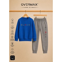 Saks Mavisi Üst- Gri Alt