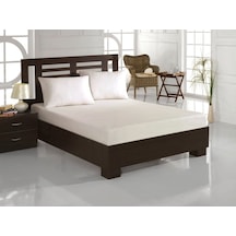 Tek Kişilik Ranforce Kumaş Lastikli Fitted Çarşaf Takımı Beyaz