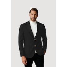 İgs Antrasit Mono Yaka Slim Fit Dar Kalıp Erkek Ceket-25954 Gri