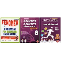 Fenomen 8.sınıf Kurumsal Fasikülleri+newton Adım Adım+kondisyon Fen Bilimleri 3 Kitap
