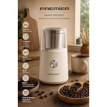 Premier PCG 9701 150 W Çıkarılabilir Paslanmaz Çelik Hazneli Kahve Ve Baharat Öğütücü