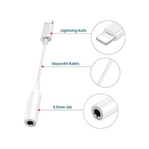 İphone 13/13 Pro/12/12 Pro/11/11pro İçin Lightning To 3.5mm Aux Jack Kulaklık Dönüştürücü Adaptörü. İphone 13/13pro/13pro Max/12/12 Pro/12pro Max/11/11 Pro/11/pro Max/x/xr/xs/xs Max/8/7 Uyumlu