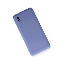 Samsung Galaxy Uyumlu - A01 Core Kılıf Nano İçi Kadife Silikon - Lila