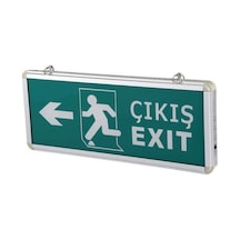 Cata Ct-9170 Sağ+Sol Çıkış Exit Levhası Şarjlı Ledli
