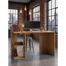 Karnaval Çalışma Masası M35004-6 Ders Çalışma Masası Bilgisayar Masası Çam 120x45cm Atlantik Çam