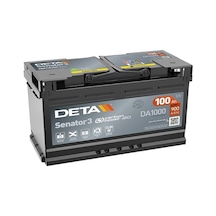 Akü Deta 12v 100 Ah 900a L05 353 175 190 Senator3 Carbon Boost 2.0 Hızlı Sarj
