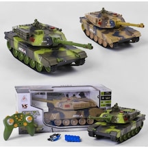 Oyuncak Uzaktan Kumandalı Tank Sesli Işıklı Şarjlı Full Fonksiyon