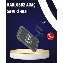 Mey İthalat Kaymaz Manyetik Kablosuz Şarj Pedi Araç, Ofis Ve Ev Kullanımına Uygun