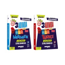 Ankara 2025 8. Sınıf Matematik + Türkçe Güçlendiren 3 Adımda Benzer Soru Seti 2 Kitap