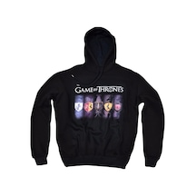 Game Of Thrones Baskılı Çocuk Sweatshirt Siyah