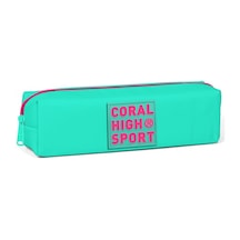 Coral High Sport Tek Bölmeli Su Yeşili Kalemlik