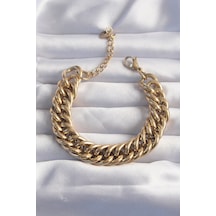 Ezoconcept 316l Çelik Gold Renk Uzay Yolu Model Bileklik 001
