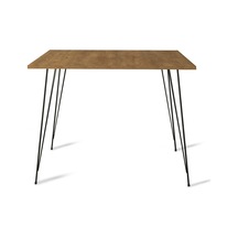 Pasific Home Sandalf Metal Ayaklı Mutfak Masası Kare 90x90 Parlak Beyaz