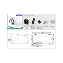 Ha1500 Yatay Irgat 10MM 12v