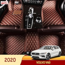 Volvo V60 2020 5D Havuzlu Suni Deri Oto Paspas