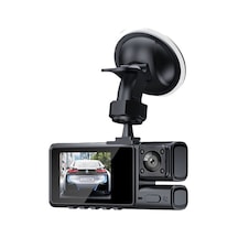 3 Lensli Hd 1080p Kızılötesi Gece Görüşlü Wıfı Cep Telefonu Sürüş Kayıt Cihazı