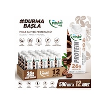 Laktozsuz Kahveli Proteinli Süt 500 Ml X 12 Adet