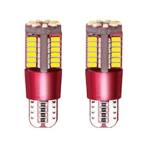 T10 Led Dipsiz W5W Canbus 57 Ledli Beyaz Park Plaka Ampül 2 Adet