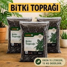 Organik Cocopeat 5x3 15 Litre Perlit Pomza Karışımlı Genel Bitki Çiçek Saksı Bahçe Toprağı Toprak 500 G