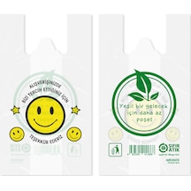 Gülen Yüz Baskılı Atlet Poşet Orta - 1 Kg