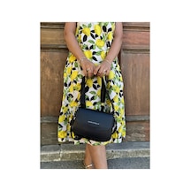 Just Polo Kadın Günlük Kullanıma Uygun Şık Çapraz Askılı El Ve Omuz Çantası Ebat : 16 X 23 Cm Shopper Siyah