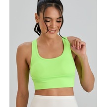 Aurafit Arkası Halter Kesim U Yaka Spor Sütyeni/büstiyer/croptop- Fosfor Yeşil Aurafit Arkası Halter Kesim U Yaka Spor Sütyeni/büstiyer/croptop- Fosfor Yeşil